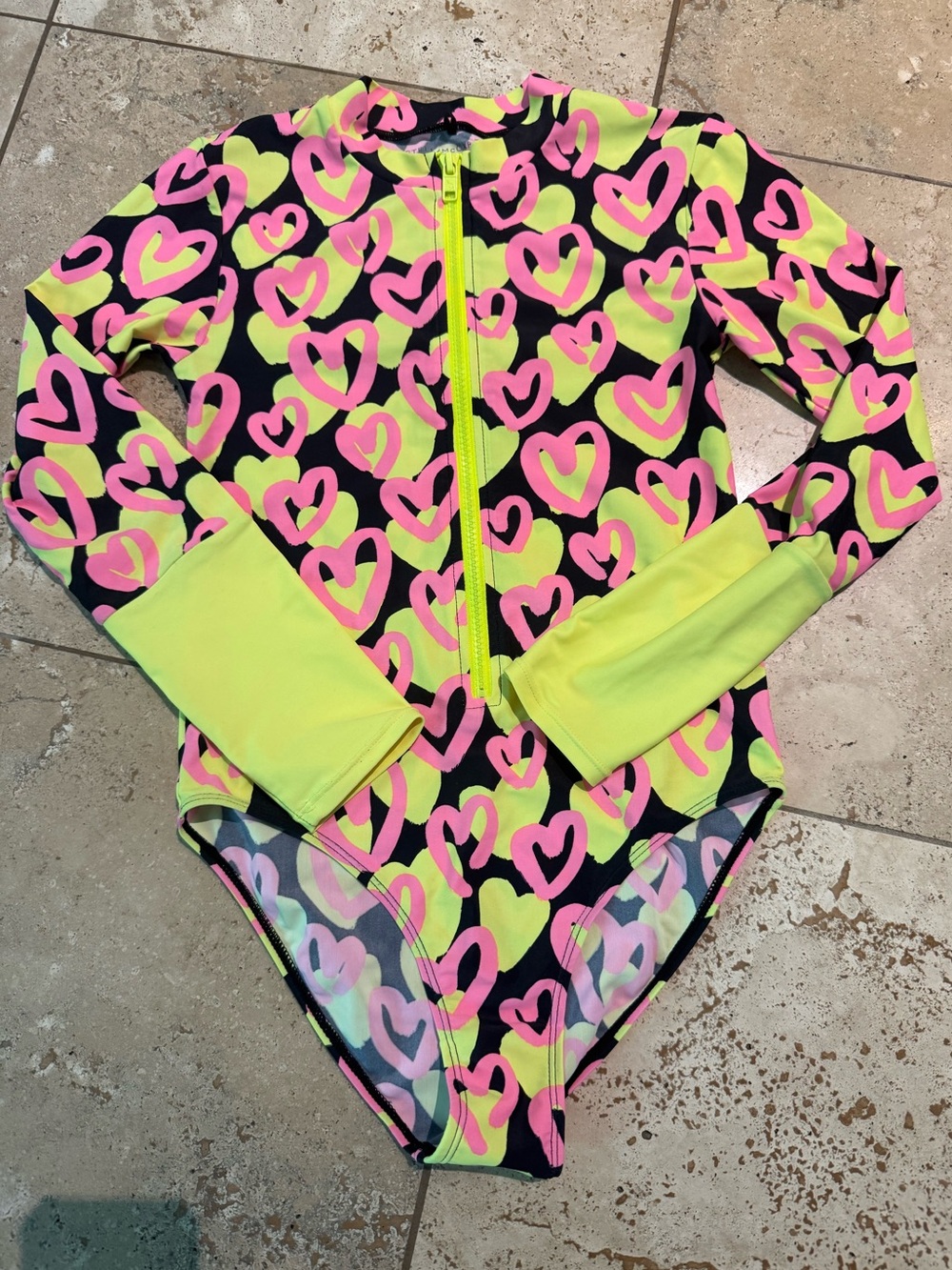 STELLA MCCARTNEY KIDS Long-Sleeved Floral Print One-Piece Swimsuit Stella $123